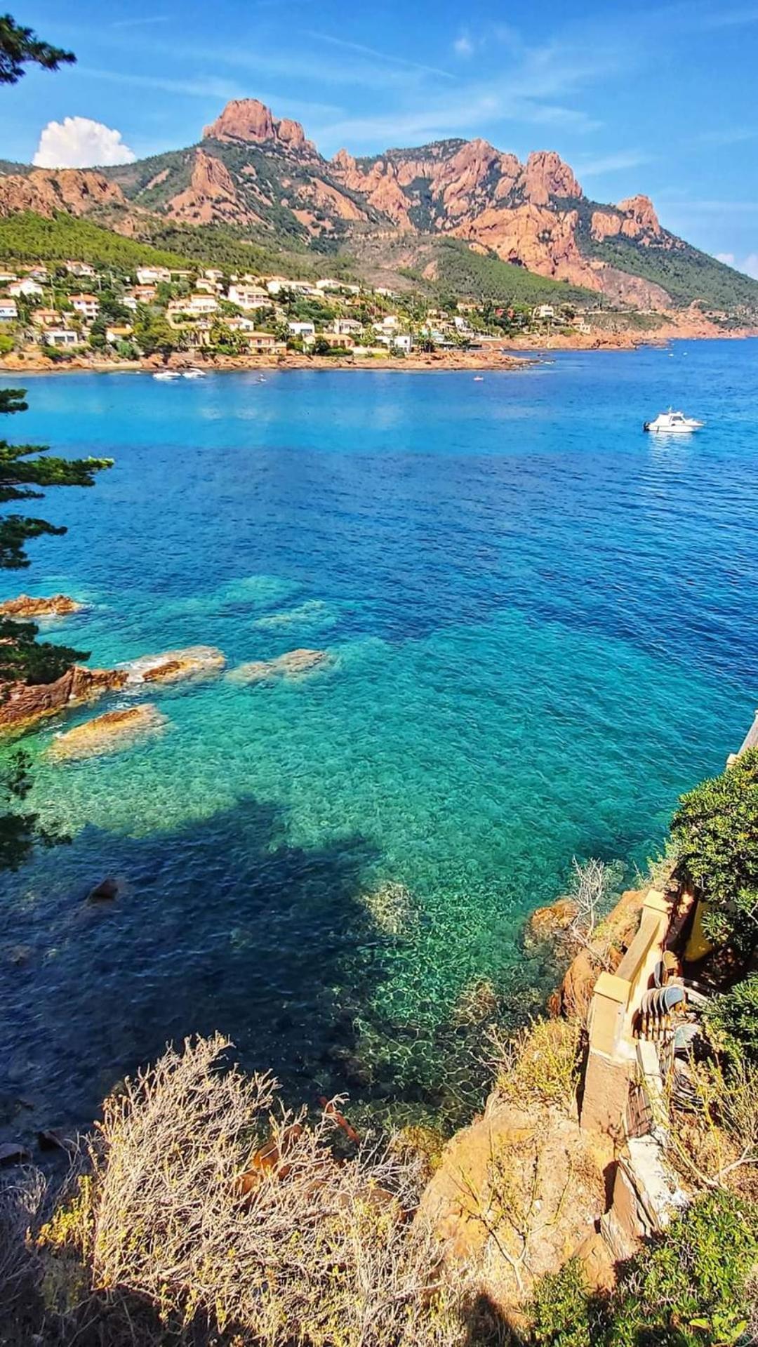 Petit Paradis Vue Mer- Plage Et Calanques A 3 Mn Saint-Raphaël Exteriér fotografie