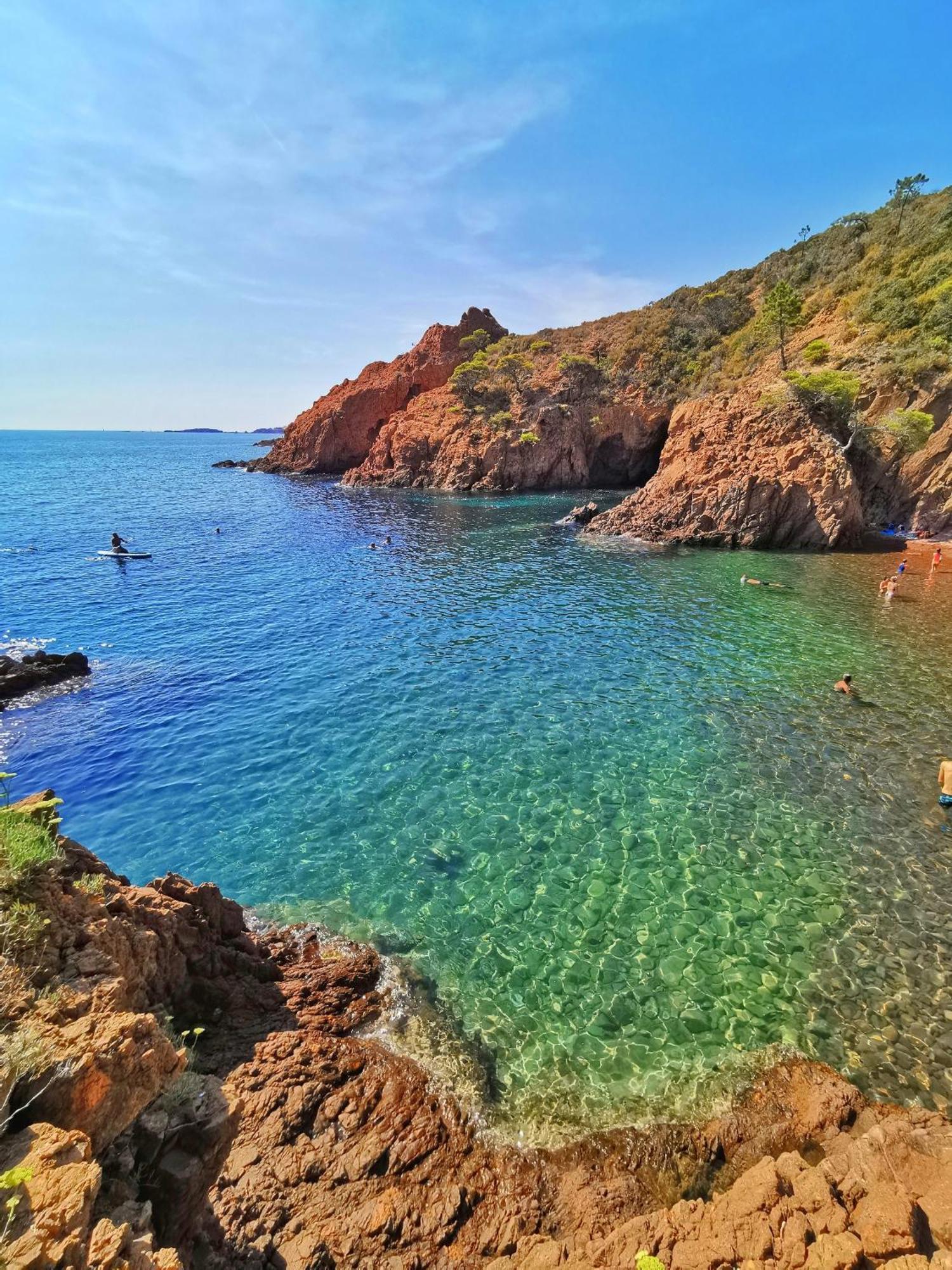 Petit Paradis Vue Mer- Plage Et Calanques A 3 Mn Saint-Raphaël Exteriér fotografie